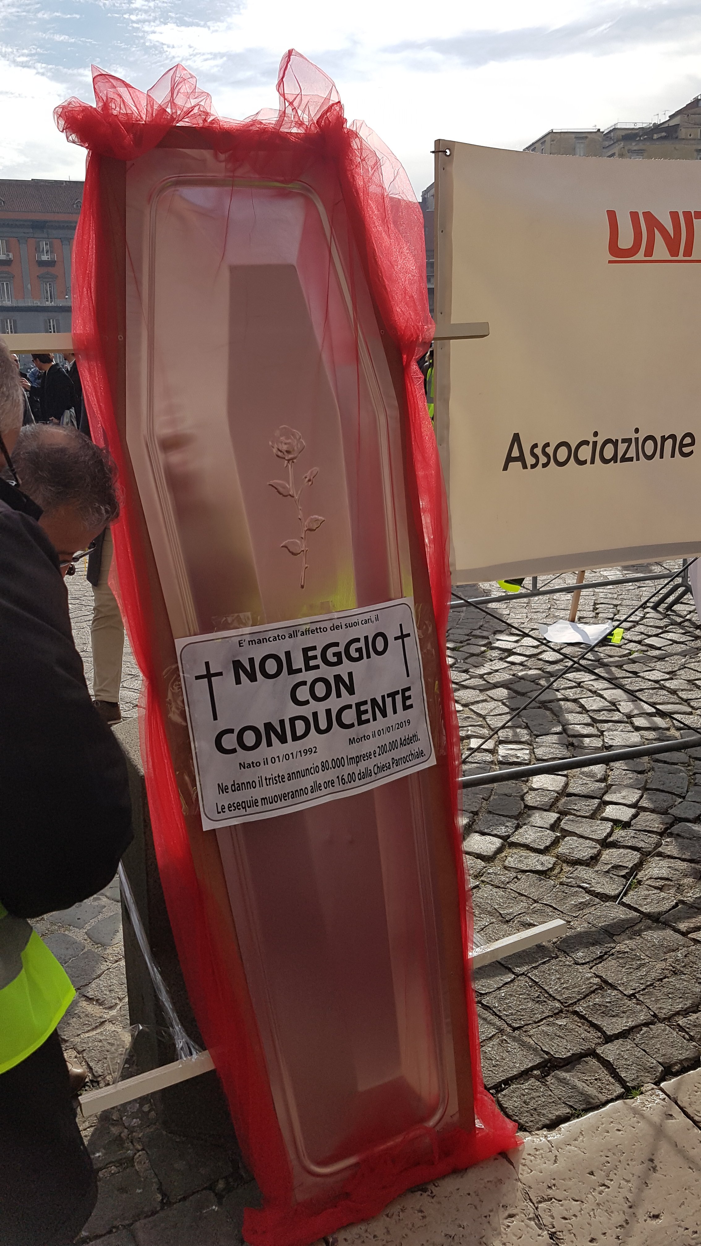 Protesta NCC a Napoli 
