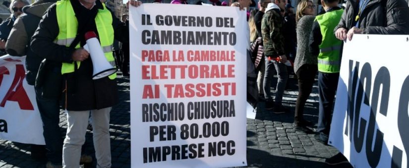 Gli NCC manifestano ancora, questa volta in tutta Italia